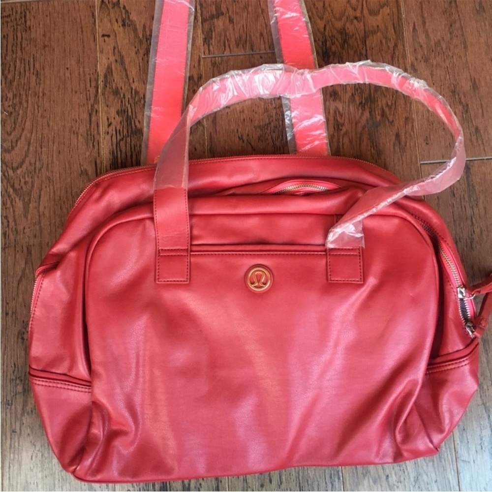 New with defects Lululemon Urban Sanctuary Bag in Red - no shoe bag